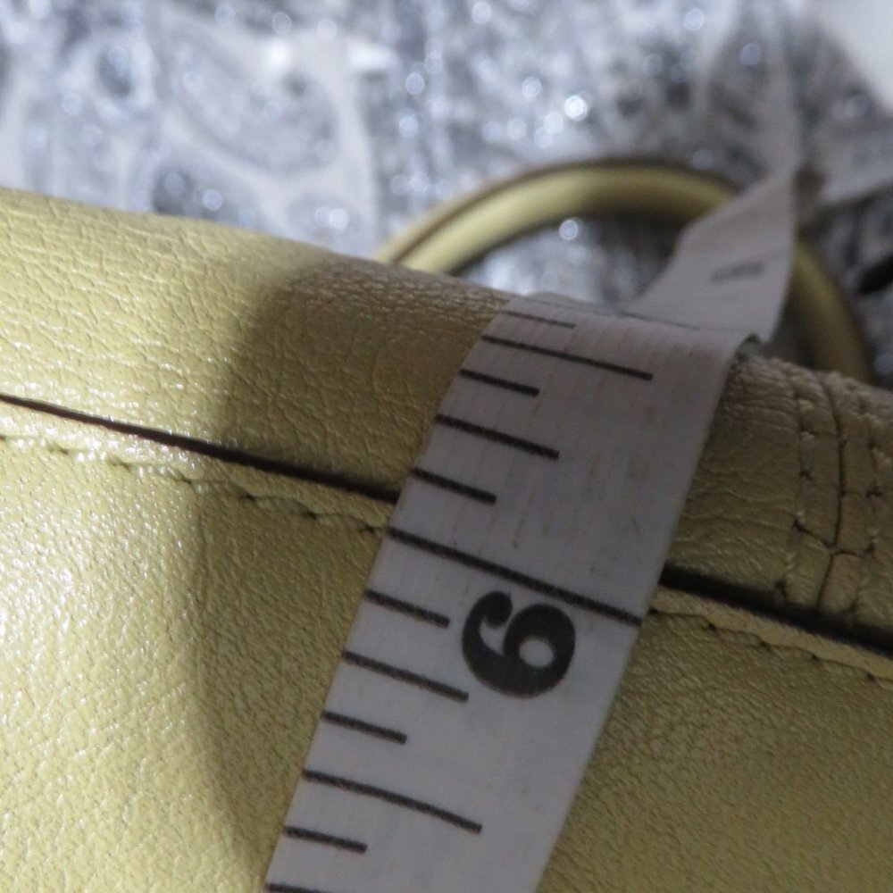 Coach Soho East West Satchel Mustard Yellow Gold Handbag Purse Tote - Picture 16 of 16